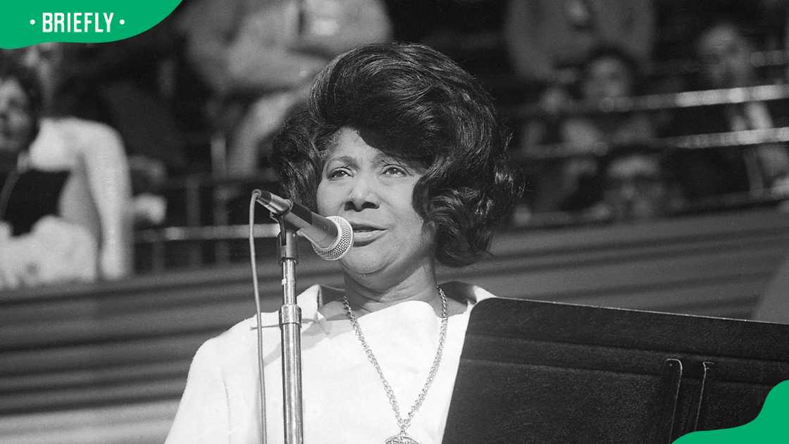 Mahalia Jackson at the Democratic National Convention Mahalia Jackson at the Democratic National Convention