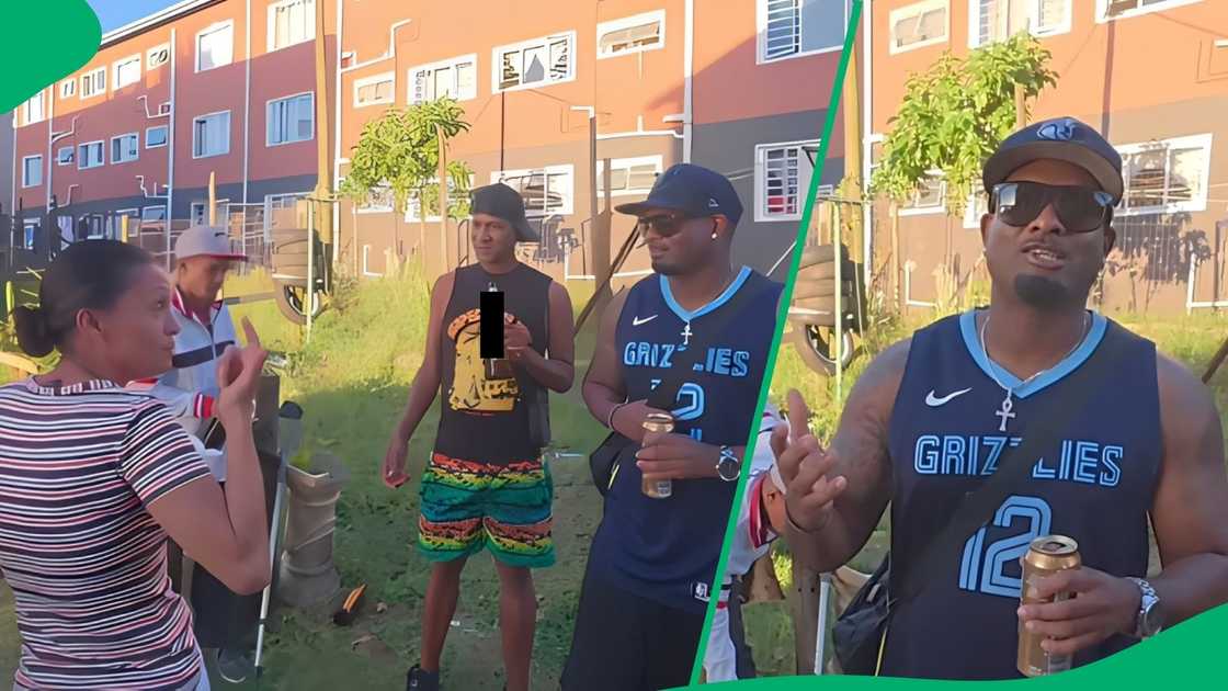 A US influencer and actor shared a video discussing racial terminology with locals in Johannesburg