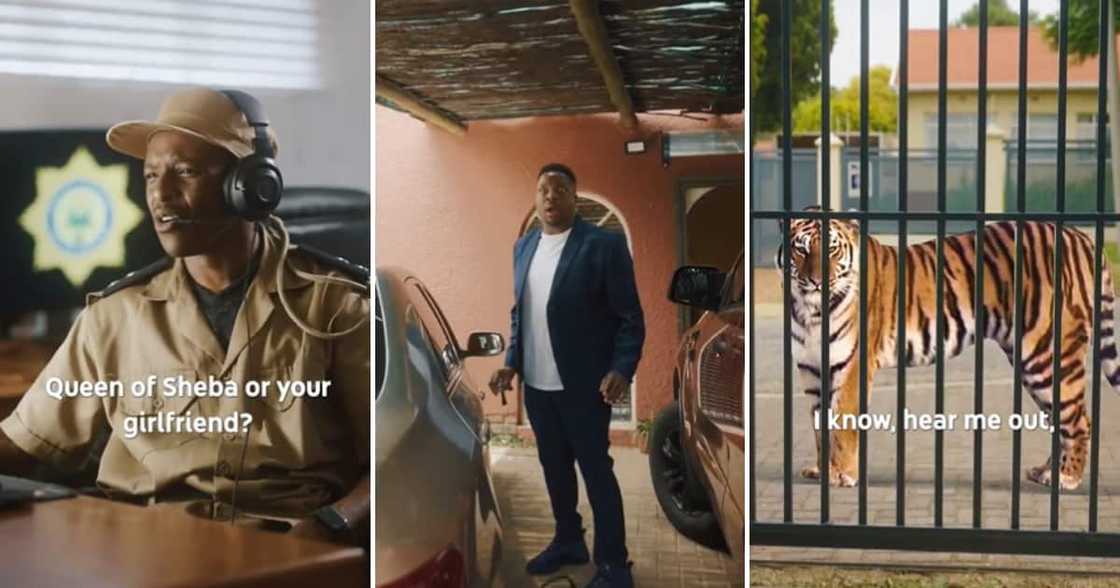 Twitter user and content creator @unclescrooch, Sheba and SAPS Twitter user and content creator @unclescrooch, Sheba and SAPS