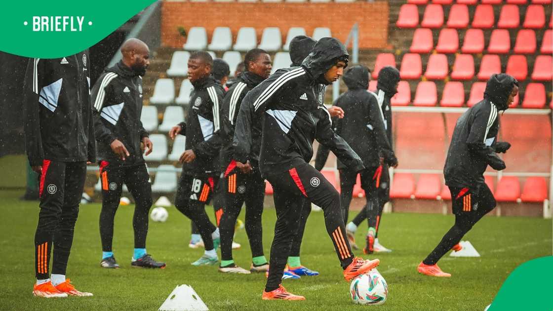 Orlando Pirates players prepare for a tough season.