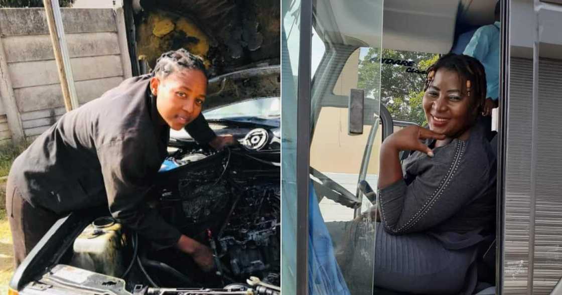 Women's Month, women doing men's jobs Women's Month, women doing men's jobs