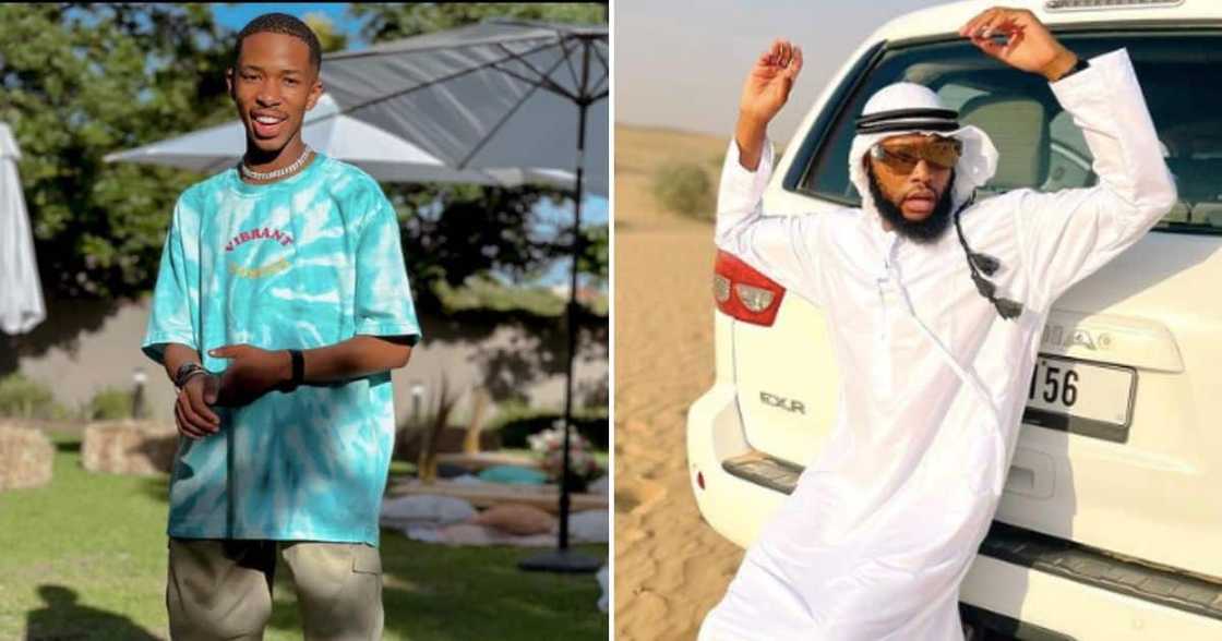 Lasizwe and Mohale Motaung Lasizwe and Mohale Motaung