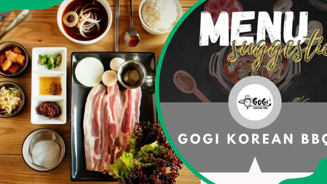 Gogi Korean BBQ Newlands menu Gogi Korean BBQ Newlands menu