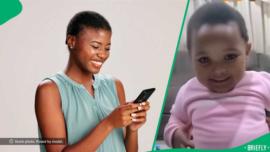 Facebook users loved the little girl's energy and called her a young content creator Facebook users loved the little girl's energy and called her a young content creator