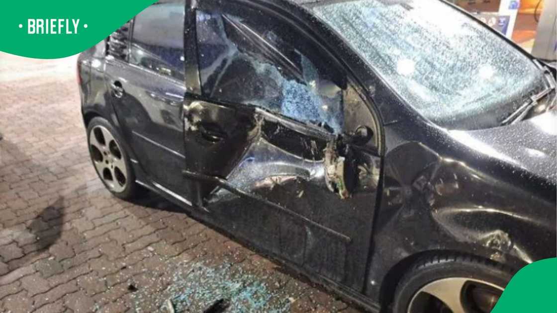 The Golf belongs to local businessman Mervin Pillay (49). The Golf belongs to local businessman Mervin Pillay (49).