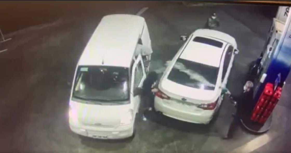 Man, Sprays Hijackers With Fuel, Car, Petrol Station, Mzansi