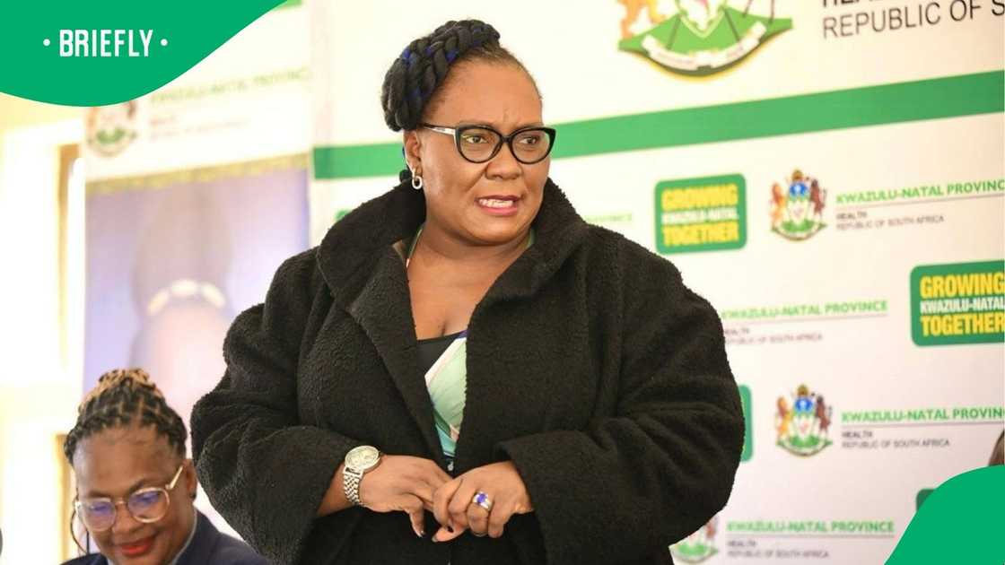 KwaZulu-Natal Health MEC Nomagugu Simelane. KwaZulu-Natal Health MEC Nomagugu Simelane.