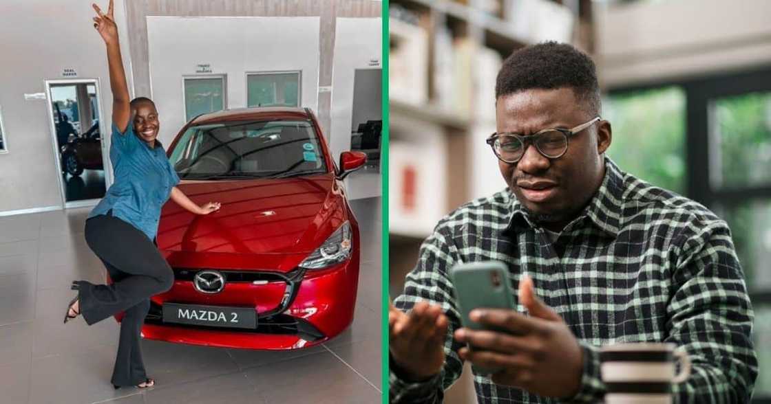 Car saleswoman makes Valentines' Day promo Car saleswoman makes Valentines' Day promo