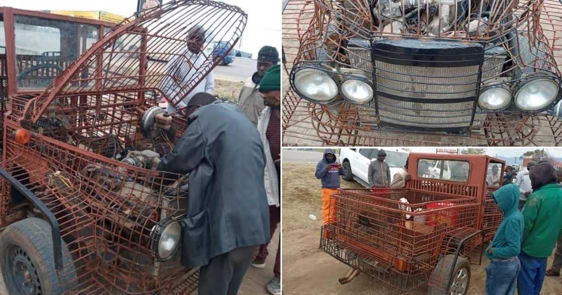 Man builds his own bakkie using metal, wows SA: "Absolutely amazing"