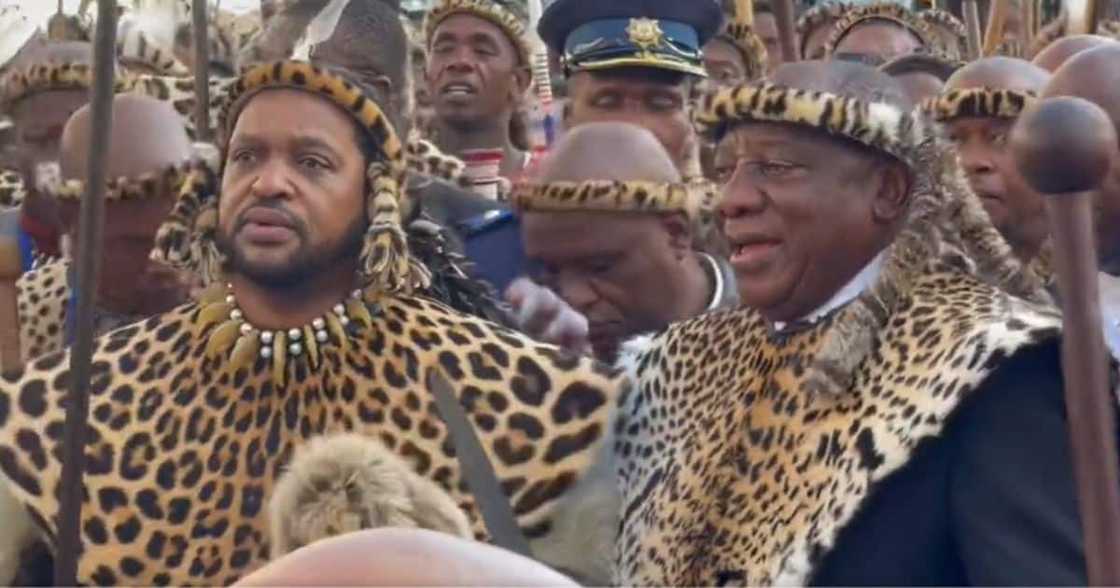 Cyril Ramaphosa and King Misuzulu