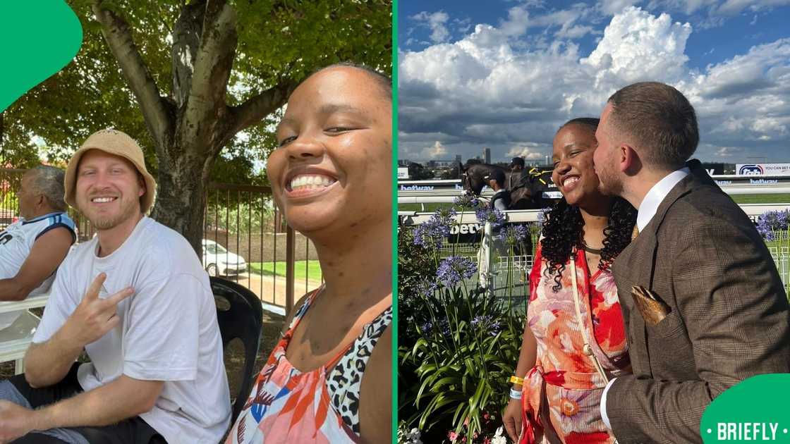 Keith and his girlfriend Sunshine on the right