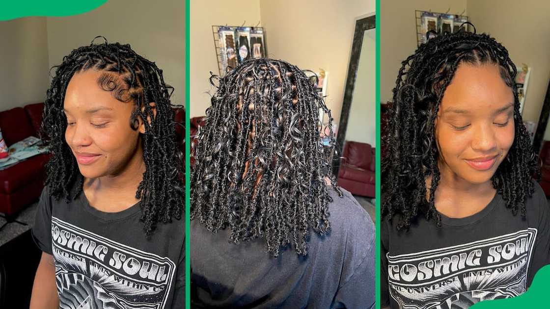 Short Bohemian locs