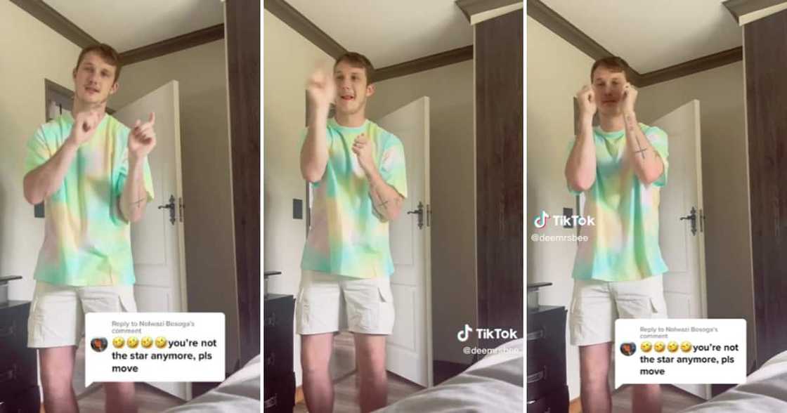 Mrs Bullock's husband dancing Mrs Bullock's husband dancing