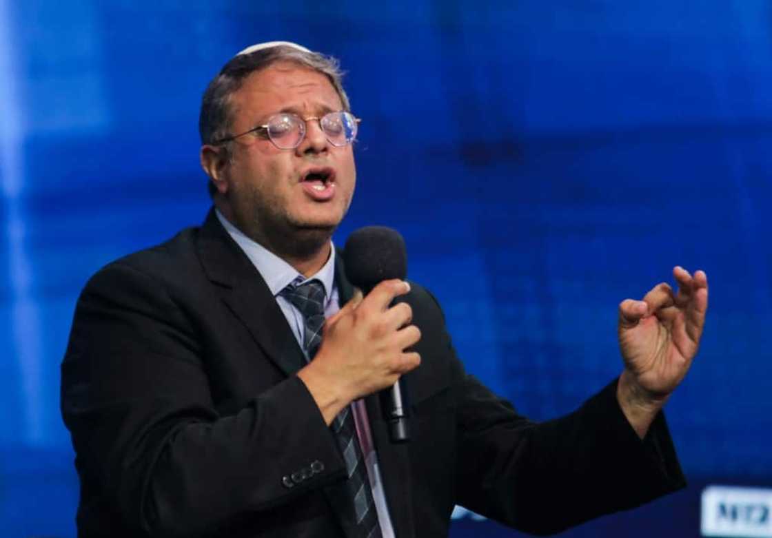 Israeli far-right lawmaker Itamar Ben-Gvir in a TV debate on October 20, 2022 Israeli far-right lawmaker Itamar Ben-Gvir in a TV debate on October 20, 2022