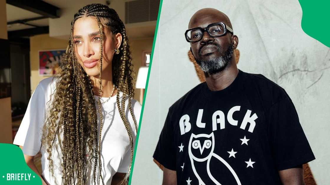Black Coffee's bae bonds with his mom and kids
