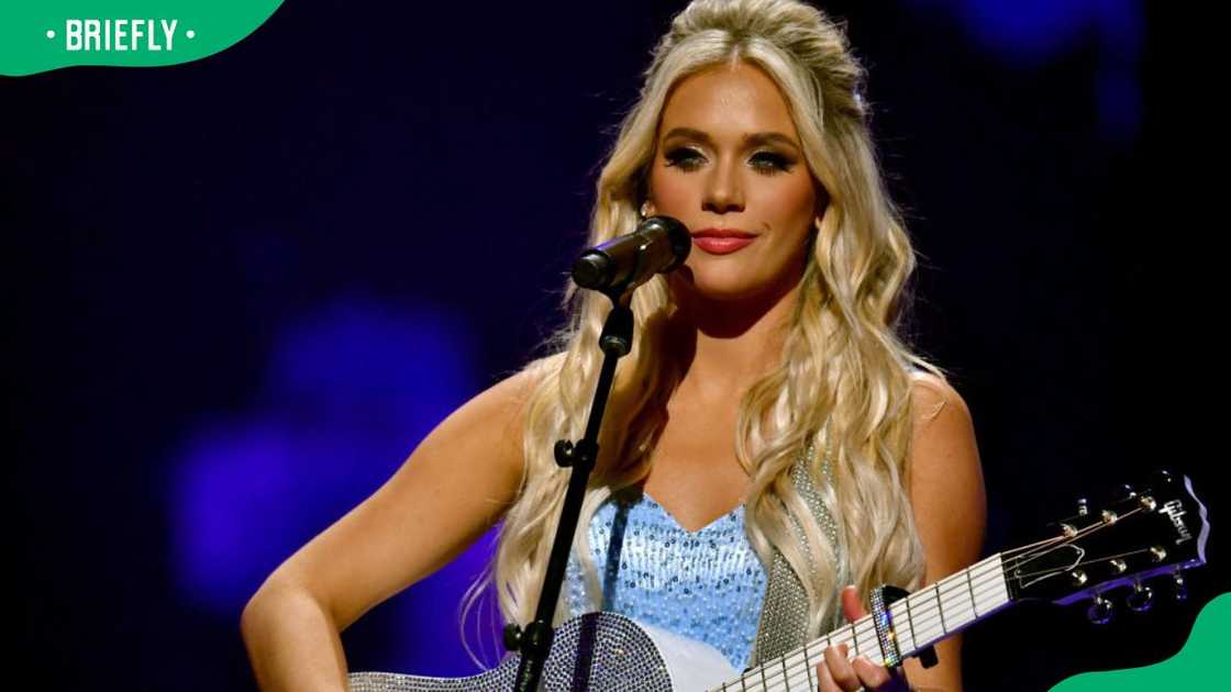 Megan Moroney during the 2024 CMT Music Awards at Moody Centre Megan Moroney during the 2024 CMT Music Awards at Moody Centre