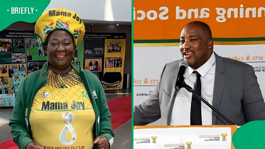 Mama Joy linked up with Minister Gayton McKenzie. Mama Joy linked up with Minister Gayton McKenzie.