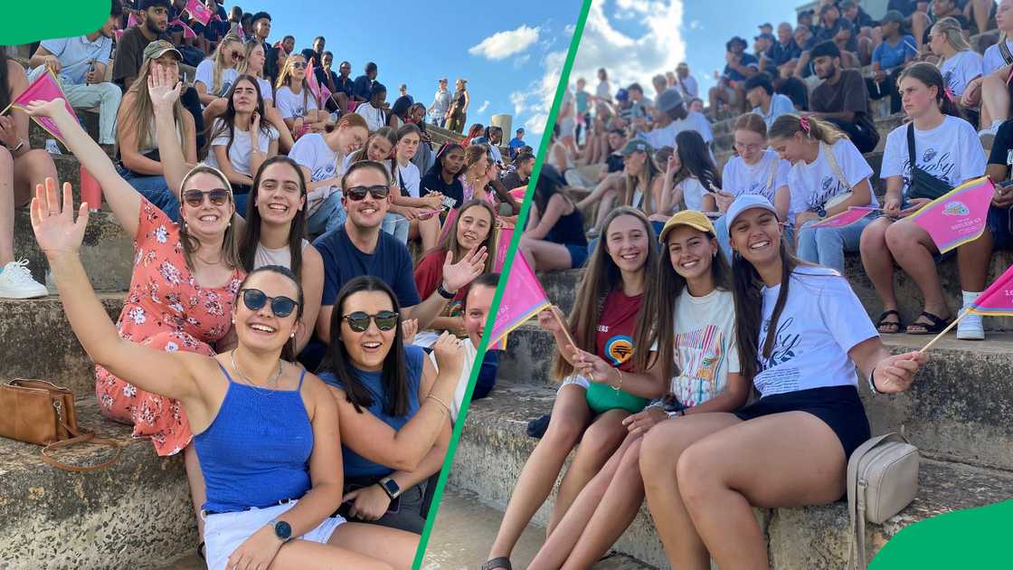 Free State University students during a sports event