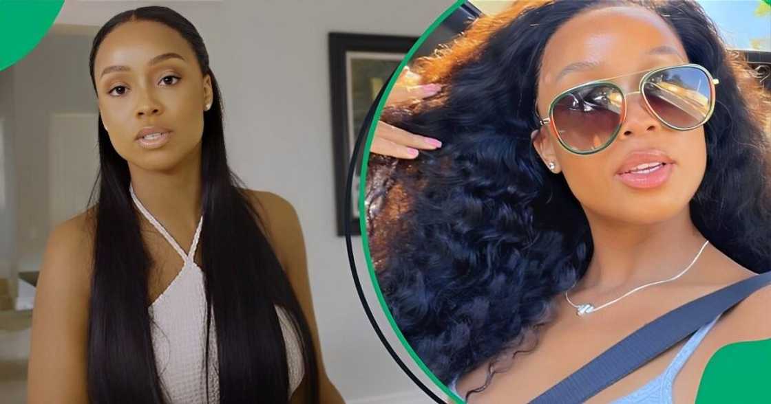 Ntando Duma and her neighbour end their feud. Ntando Duma and her neighbour end their feud.