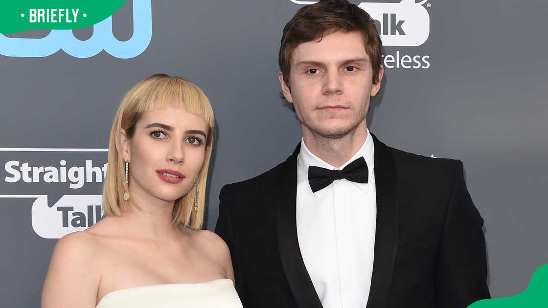 Emma Roberts and Evan Peters in Santa Monica