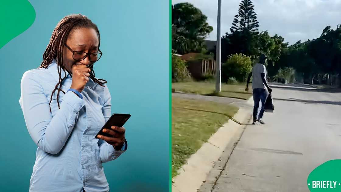 SA reacted to a man afraid of being robbed SA reacted to a man afraid of being robbed