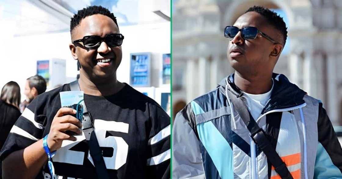 DJ Shimza wears expensive watch and bracelet DJ Shimza wears expensive watch and bracelet