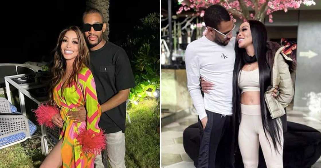 Khanyi Mbau and her boyfriend Kudzai Mushonga Khanyi Mbau and her boyfriend Kudzai Mushonga