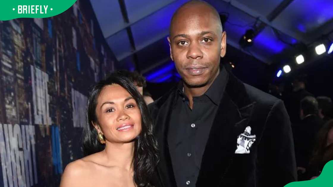 Dave Chappelle and his wife, Elaine