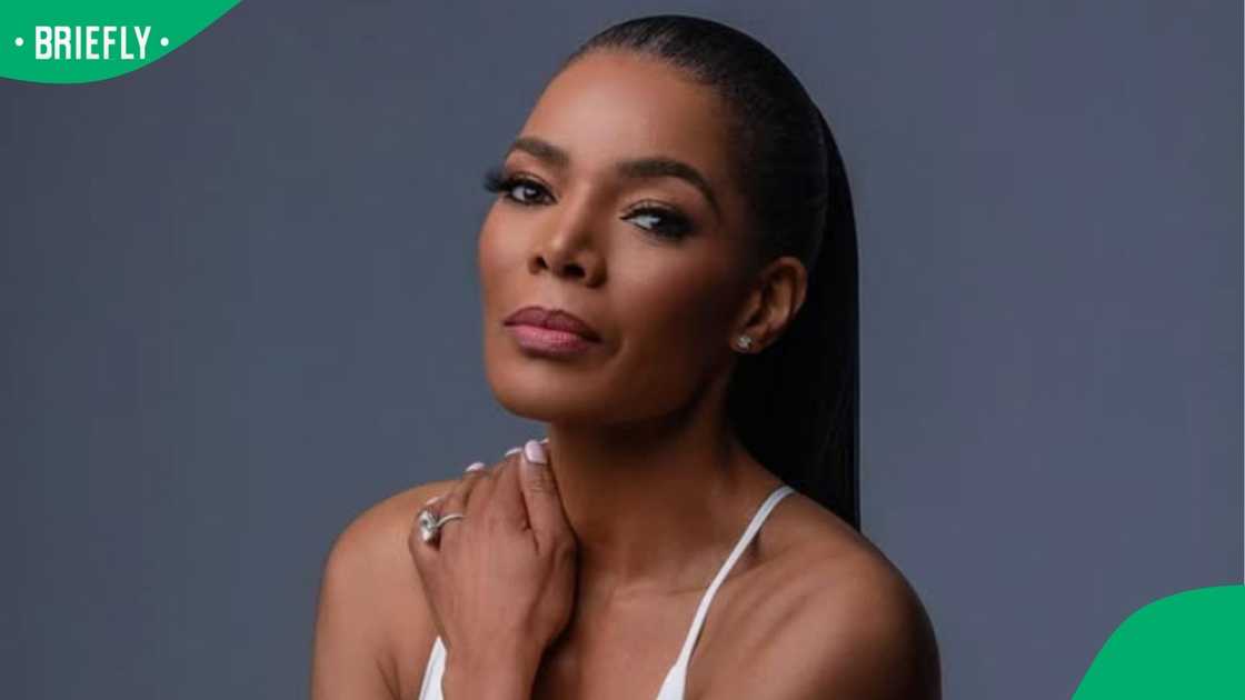 Connie Ferguson's grey hair ignited a debate about her age Connie Ferguson's grey hair ignited a debate about her age