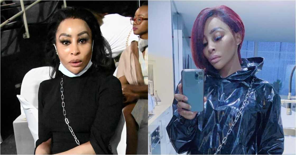 Khanyi Mbau new hair