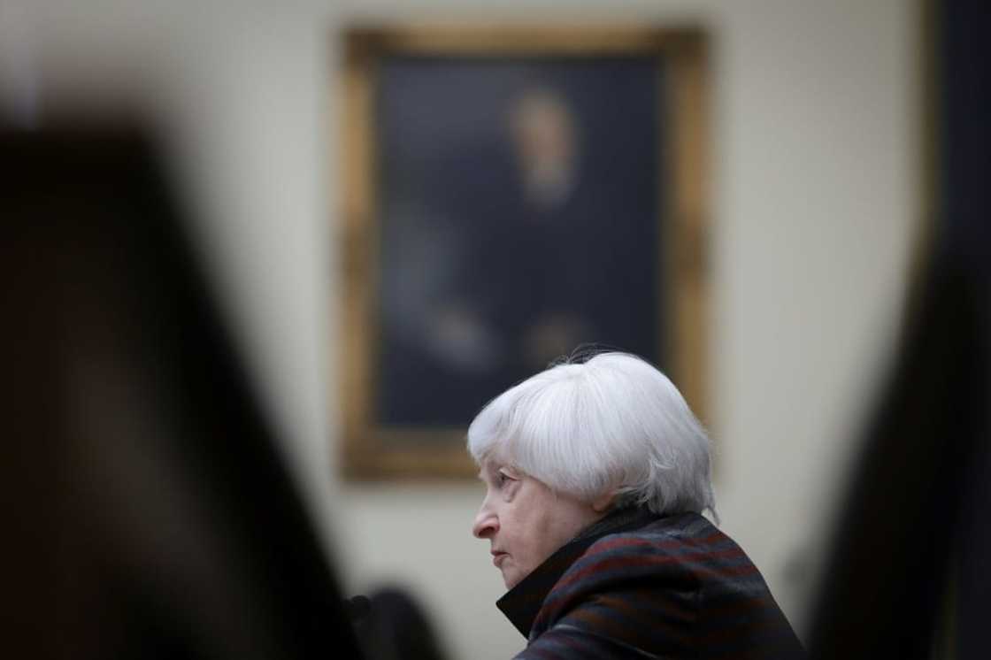 US Treasury Secretary Janet Yellen testifies before the House Financial Services Committee on February 6, 2024 US Treasury Secretary Janet Yellen testifies before the House Financial Services Committee on February 6, 2024