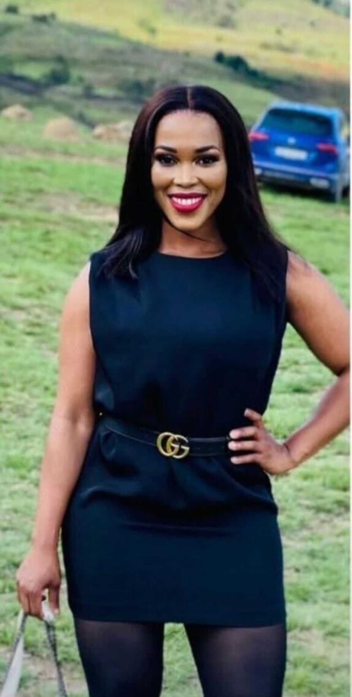 A woman showcased her impressive weight loss journey. A woman showcased her impressive weight loss journey.