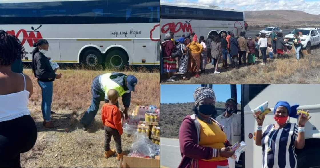 Graaff Reinett, Children, Elderly, Diabetes, Stranded, Bus, Eastern Cape, Food, Water, Gift of the Givers, Facebook