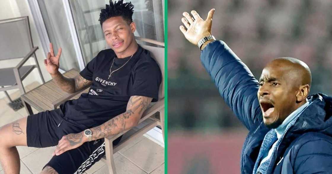 Mamelodi Sundowns' Bongani Zungu and Rhulani Mokwena Mamelodi Sundowns' Bongani Zungu and Rhulani Mokwena