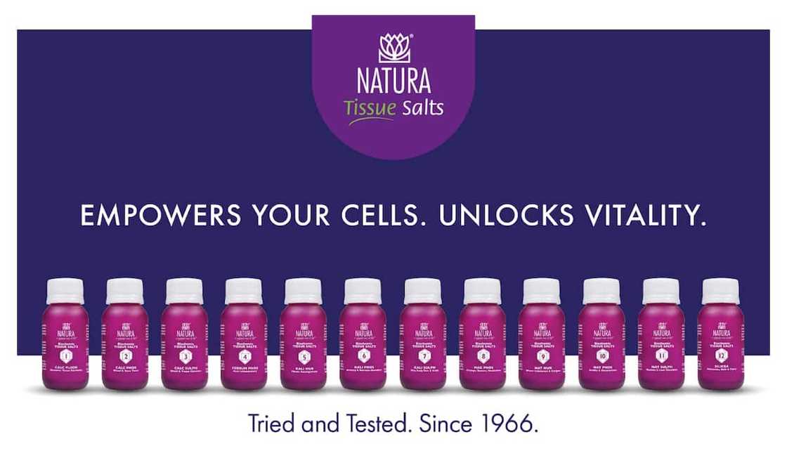 Natura Tissue Salts range Natura Tissue Salts range