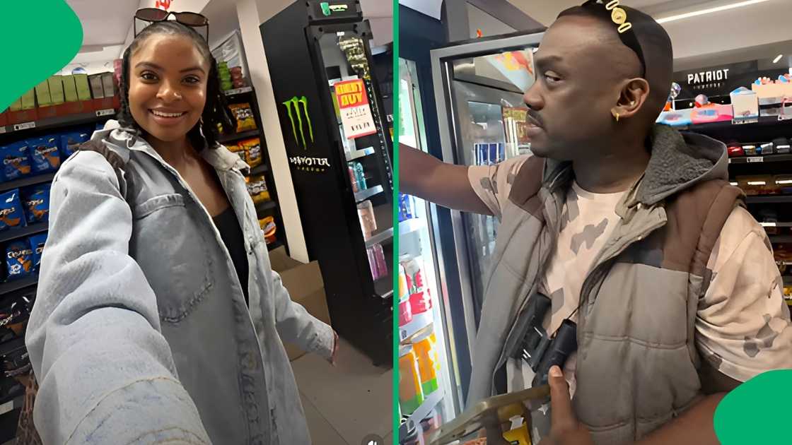 Exploring the local aisles, she picked out a Super C drink to try after seeing dozens of unique brands