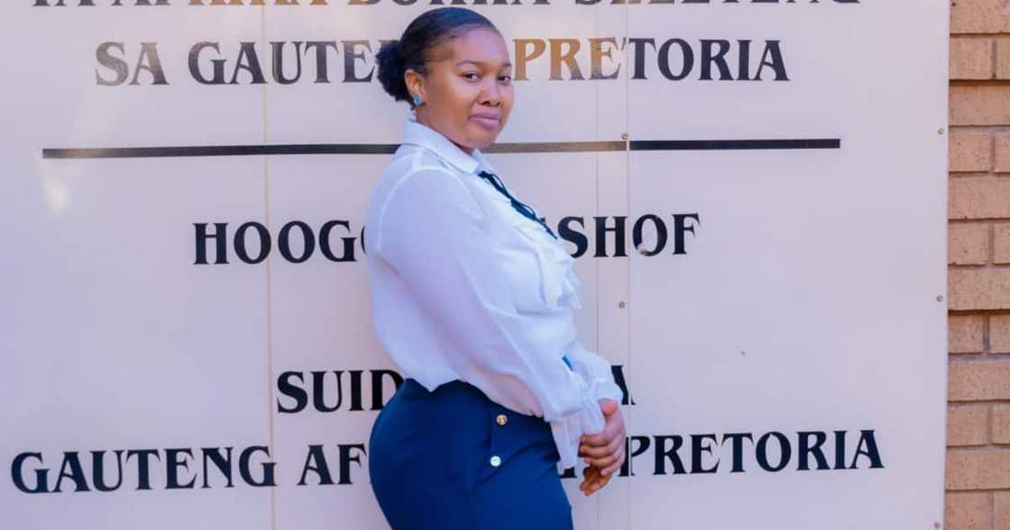 The lady who resides in Gauteng is happy about becoming a high court attorney. She has two kids and worked during her Bachelor of Laws studies. The lady who resides in Gauteng is happy about becoming a high court attorney. She has two kids and worked during her Bachelor of Laws studies.