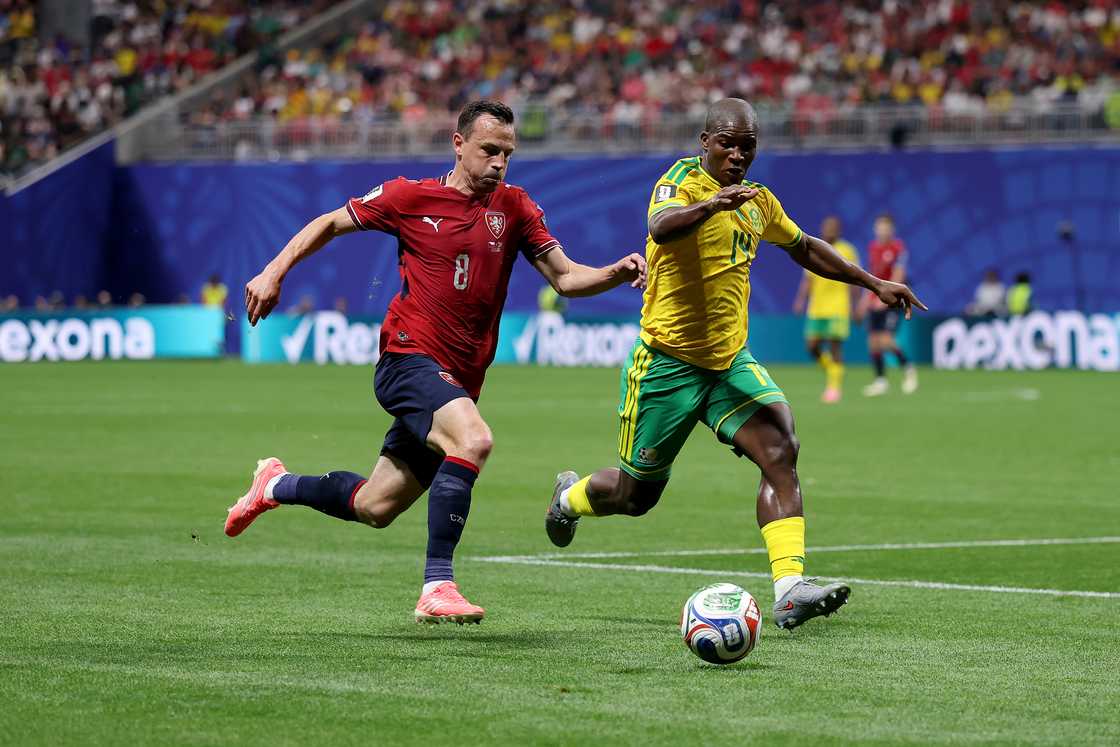 Mbekezeli Mbokazi, FIFA World Cup 2026, Czechia and South Africa. Mbekezeli Mbokazi, FIFA World Cup 2026, Czechia and South Africa.