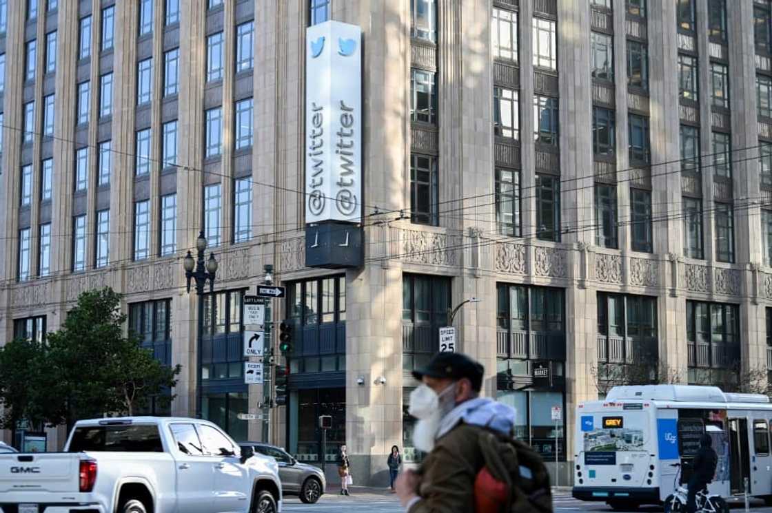 The Twitter Headquarters in San Francisco, California on November 4, 2022 The Twitter Headquarters in San Francisco, California on November 4, 2022