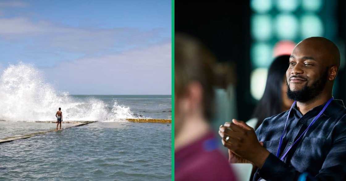South Africans were happy when bystanders saved a drowning man and his toddler in Kalk Bay, Cape Town South Africans were happy when bystanders saved a drowning man and his toddler in Kalk Bay, Cape Town