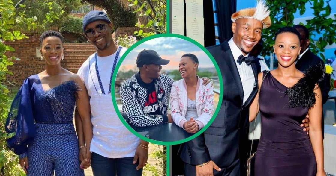 Celebrity couple Salamina and Tshepo 'Howza' Mosese and have been one of Mzansi most loved couple for over 15 years. Celebrity couple Salamina and Tshepo 'Howza' Mosese and have been one of Mzansi most loved couple for over 15 years.