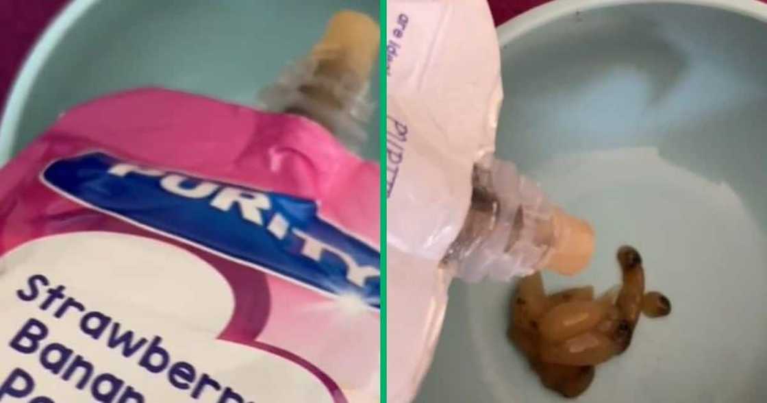 TikTok video of mom opening rotten Purity