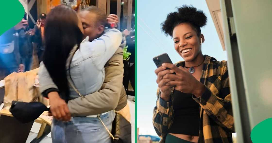 A Mpumalanga gentleman pulled a cute proposal to his woman in public. A Mpumalanga gentleman pulled a cute proposal to his woman in public.