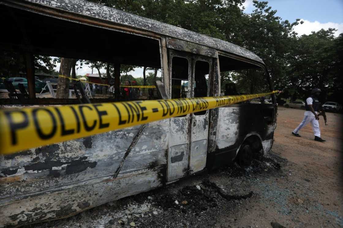 Suspected jihadist gunmen used explosives to blast their way into a Nigerian prison near the capital in July Suspected jihadist gunmen used explosives to blast their way into a Nigerian prison near the capital in July