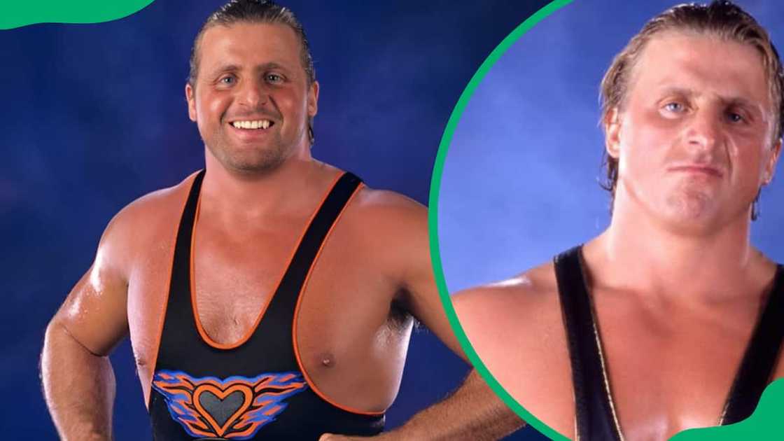 Owen Hart after a match