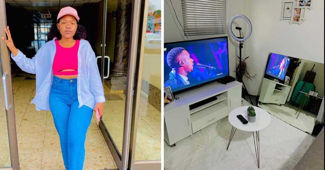 Cape Town woman celebrates newly decorated house Cape Town woman celebrates newly decorated house