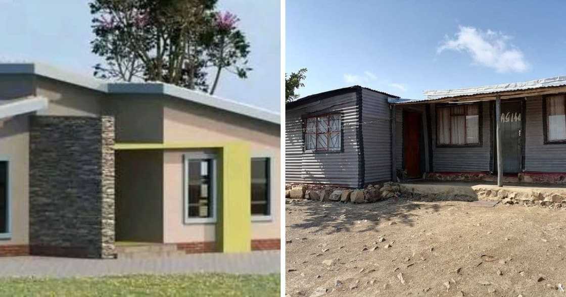 Veronica Thandeka shows dream house versus shack Veronica Thandeka shows dream house versus shack