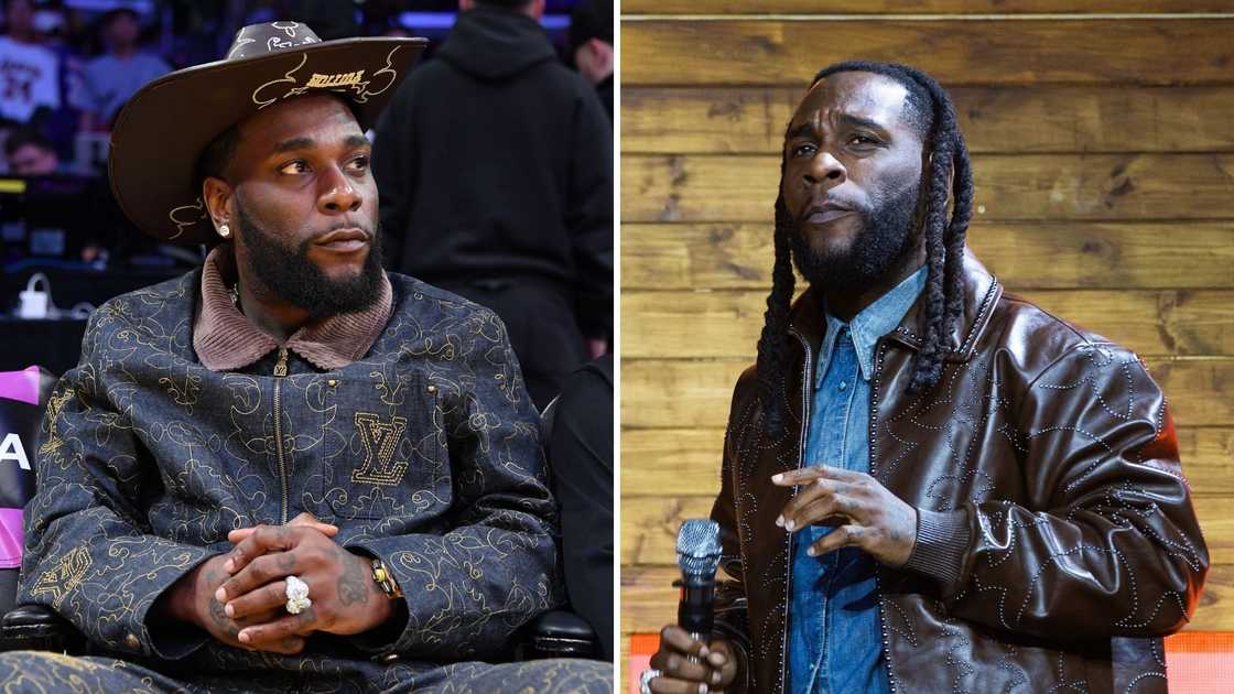 Burna Boy gave fans a tour of his mansion