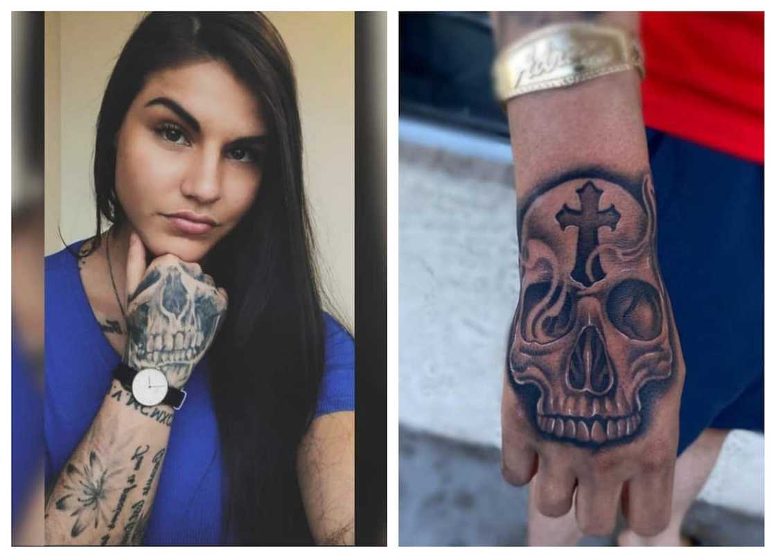 Simple hand tattoos Simple hand tattoos