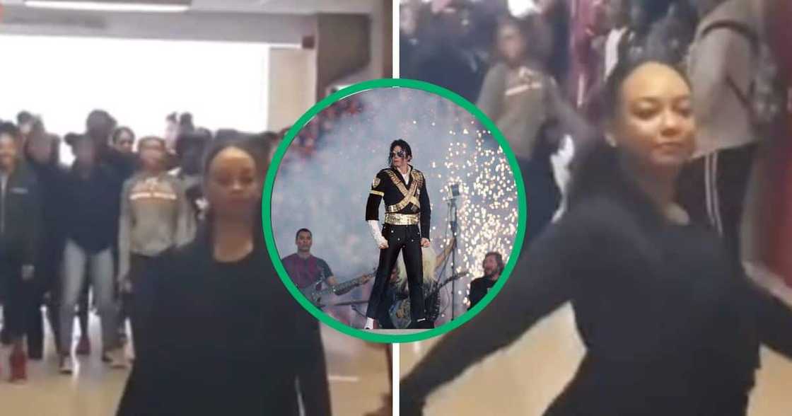 Teacher and her student go viral for her flawless Michael Jackson Thriller Dance. Teacher and her student go viral for her flawless Michael Jackson Thriller Dance.